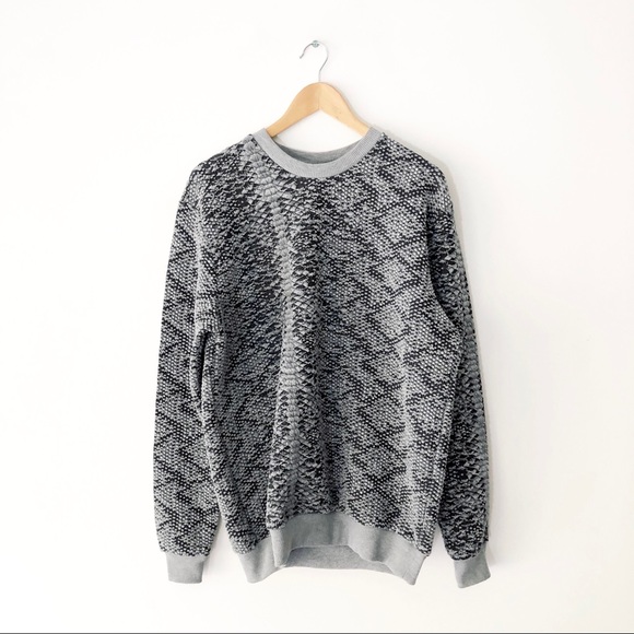 Zara Textured Snake Print Sweater - Picture 1 of 7